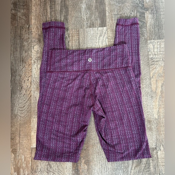 Lululemon Wunder Under Ziggy Wee September Plum Full Length Legging - Picture 1 of 7